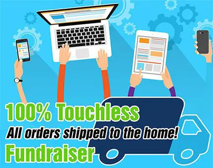 Home delivery fundraiser advertisement