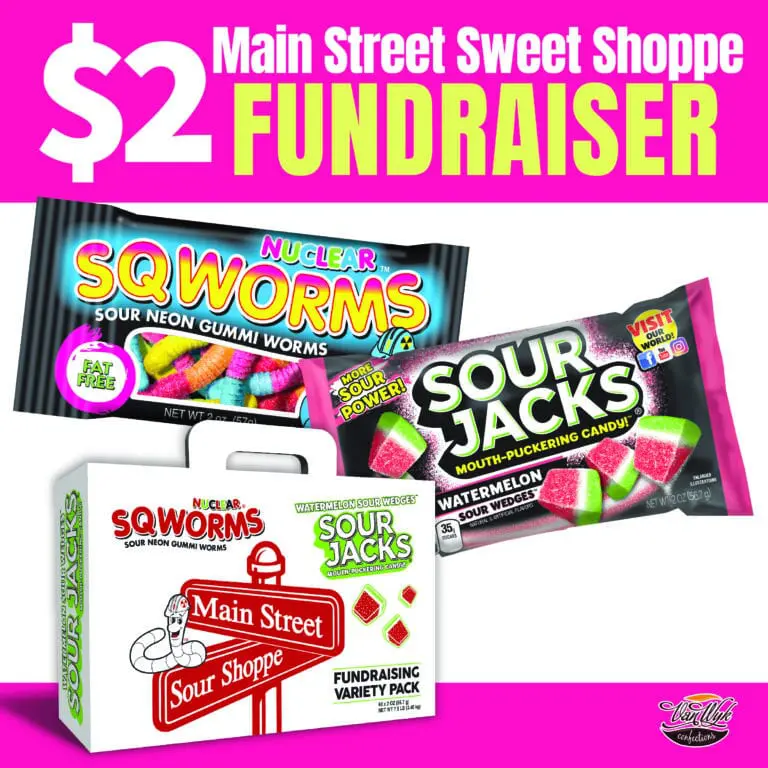 Main Street Sweet Shoppe fundraiser display