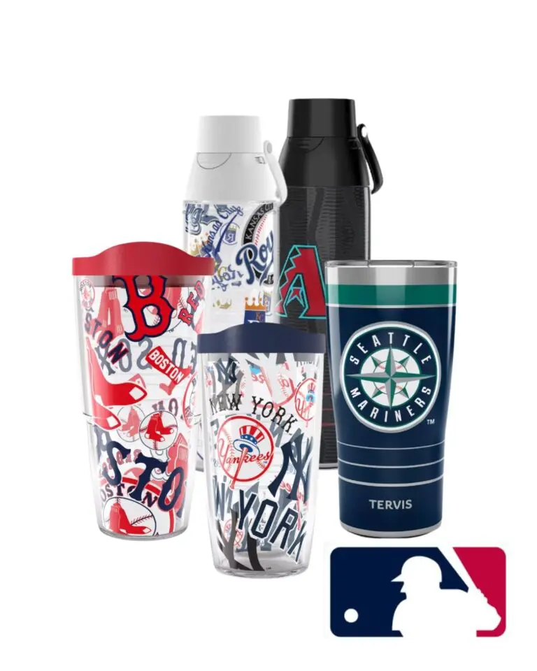 Colorful MLB team tumblers collection